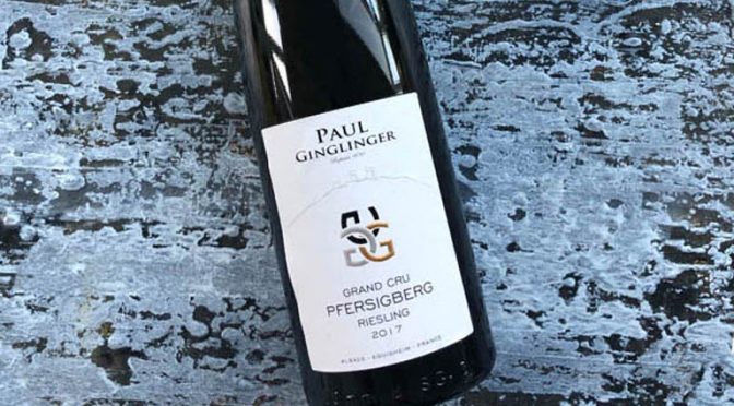 2017 Paul Ginglinger, Riesling Grand Cru Pfersigberg, Alsace, Frankrig