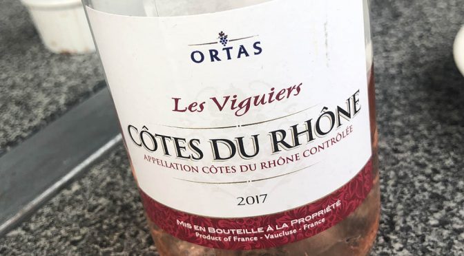 2017 Ortas Cave de Rasteau, Côtes-du-Rhône Les Viguiers Rosé, Rhône, Frankrig