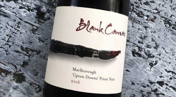 2016 Blank Canvas, Upton Downs Pinot Noir, Marlborough, New Zealand