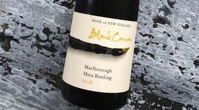 2018 Blank Canvas, Meta Riesling, Marlborough, New Zealand