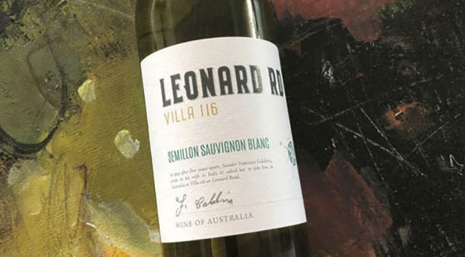 2018 Calabria Family Wines, Leonard Road Villa 116 Semillon Sauvignon Blanc, New South Wales, Australien