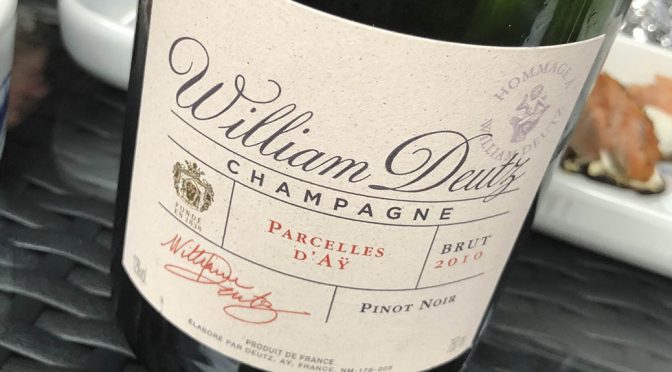 2010 Champagne Deutz, Hommage à William Deutz Parcelles d’Aÿ Blanc de Noir, Champagne, Frankrig