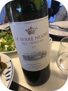 2015 Tenuta dell’ Ornellaia, Le Serre Nuove dell’ Ornellaia, Toscana, Italien