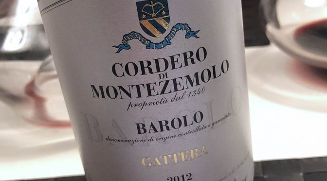 2012 Cordero di Montezemolo, Barolo Bricco Gattera, Piemonte, Italien