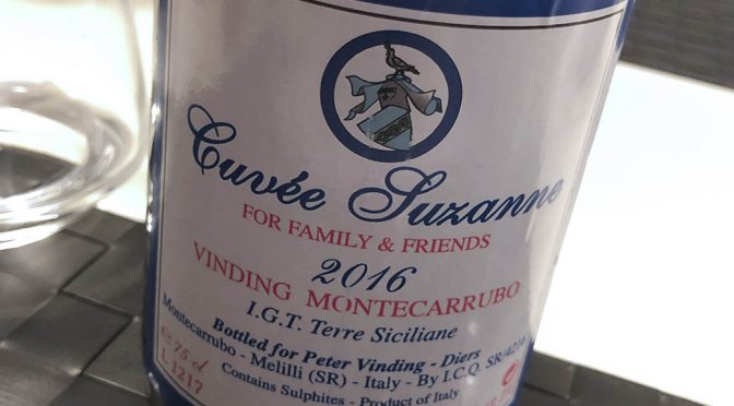 2016 Peter Vinding-Diers Montecarrubo, Cuvée Suzanne, Sicilien, Italien