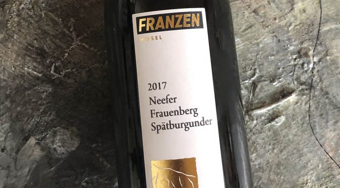 2017 Weingut Franzen, Neefer Frauenberg Spätburgunder, Mosel, Tyskland