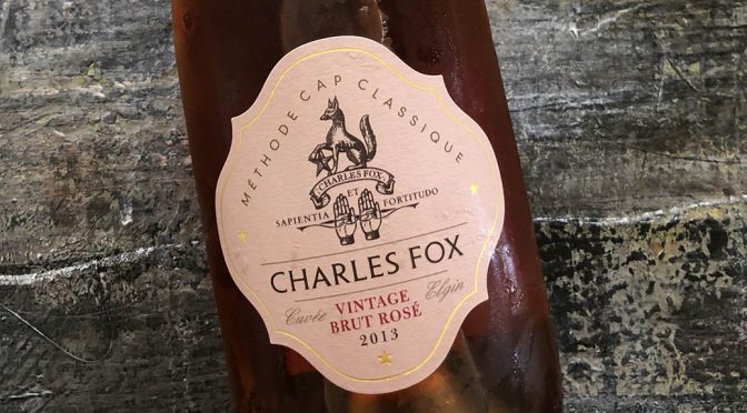 2013 Charles Fox Cap Classique Estate, Vintage Brut Rosé, Western Cape, Sydafrika