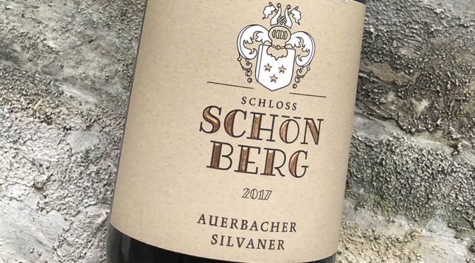 2017 Weingut Schloss Schönberg, Auerbacher Silvaner, Hessiche Bergstrasse, Tyskland