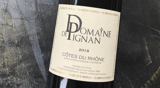 2018 Domaine de Pignan, Côtes du Rhône, Rhône, Frankrig