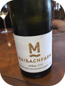 2016 Weingut Maibachfarm, Ahrweiler Grauburgunder, Ahr, Tyskland