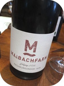 2016 Weingut Maibachfarm, Frühburgunder, Ahr, Tyskland