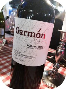 2016 Bodegas Garmón Continental, Garmón, Ribera del Duero, Spanien