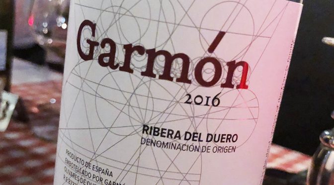 2016 Bodegas Garmón Continental, Garmón, Ribera del Duero, Spanien