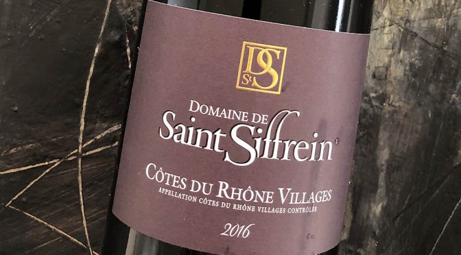 2016 Domaine de Saint Siffrein, Côtes du Rhône Villages, Rhône, Frankrig