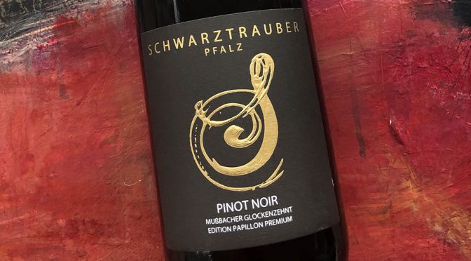 2017 Weingut Schwarztrauber, Pinot Noir Mußbacher Glockenzehnt Edition Papillon Premium, Pfalz, Tyskland