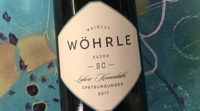 2017 Weingut Wöhrle, Lahrer Kronenbühl Spätburgunder Selection Carl, Baden, Tyskland