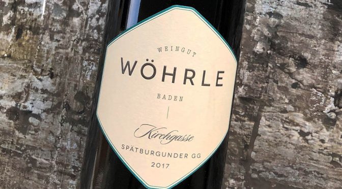 2017 Weingut Wöhrle, Lahrer Kirchgasse Spätburgunder GG, Baden, Tyskland
