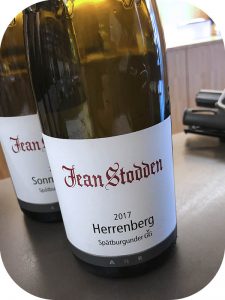 2017 Weingut Jean Stodden, Recher Herrenberg Spätburgunder GG, Ahr, Tyskland