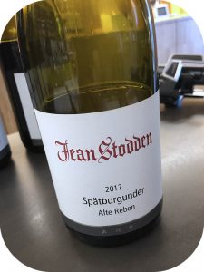 2017 Weingut Jean Stodden, Spätburgunder Alte Reben, Ahr, Tyskland