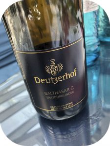 2016 Weingut Deutzerhof, Balthasar C. Spätburgunder Unfiltriert, Ahr, Tyskland