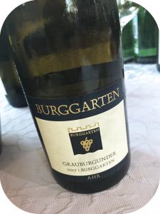 2017 Weingut Burggarten, Heimersheimer Burggarten Grauburgunder, Ahr, Tyskland