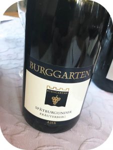 2016 Weingut Burggarten, Walporzheimer Kräuterberg Spätburgunder, Ahr, Tyskland