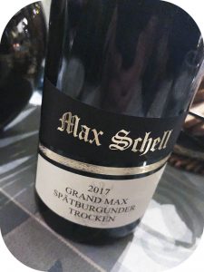 2017 Weingut Max Schell, Grand Max Spätburgunder, Ahr, Tyskland