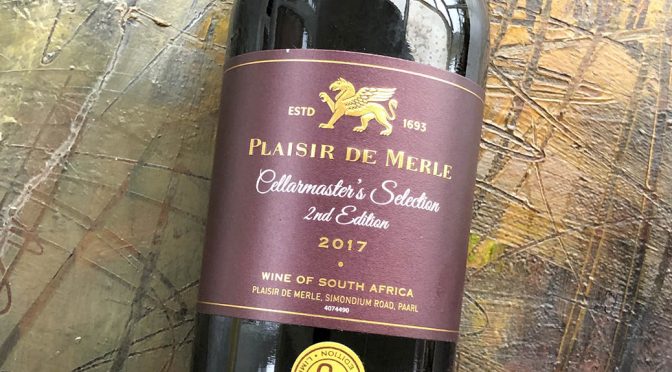 2017 Plaisir de Merle, Cellarmaster’s Selection 2nd Edition, Western Cape, Sydafrika