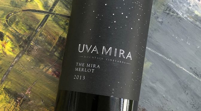 2013 Uva Mira Mountain Vineyards, The Mira Merlot, Stellenbosch, Sydafrika