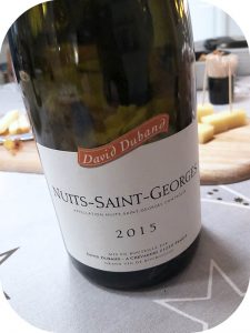 2015 David Duband, Nuits-Saint-Georges, Bourgogne, Frankrig