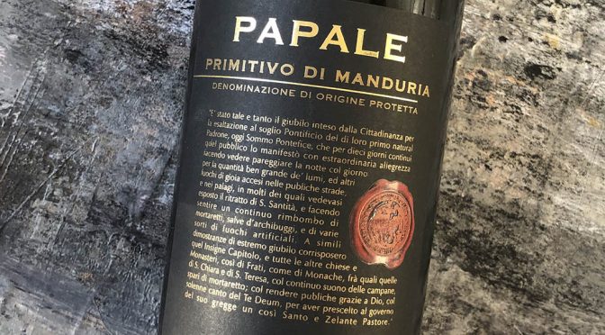 2015 Varvaglione Vigne & Vini, Papale Linea Oro Primitivo di Manduria, Puglia, Italien