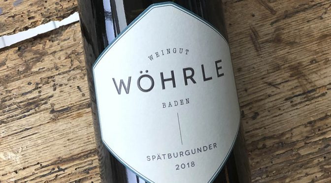 2018 Weingut Wöhrle, Spätburgunder, Baden, Tyskland