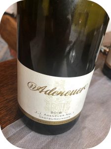 2016 Weingut Adeneuer, J.J. Adeneuer No. 1 Spätburgunder, Ahr, Tyskland