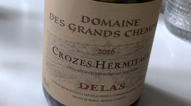 2016 Delas Frères, Crozes-Hermitage Les Grands Chemins, Rhône, Frankrig