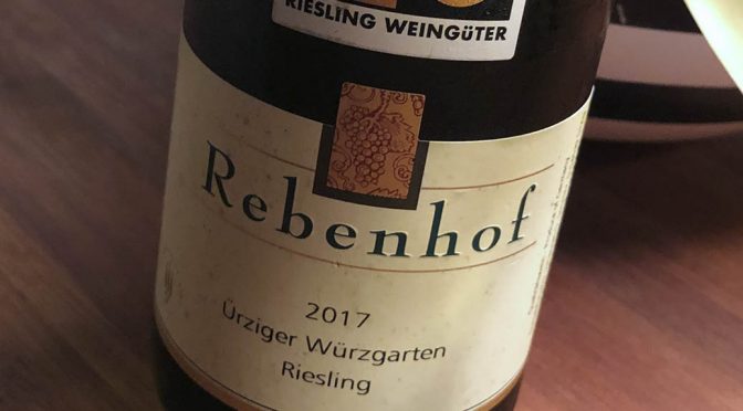 2017 Weingut Rebenhof, Ürziger Würzgarten Riesling GG, Mosel, Tyskland