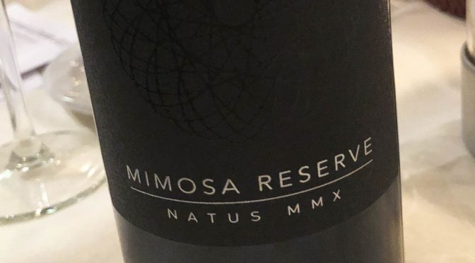 2015 Mimosa Wines, Natus MMX Reserve, Western Cape, Sydafrika