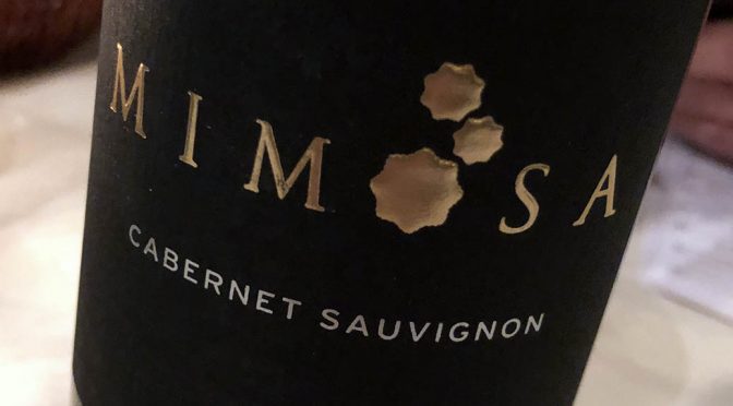 2016 Mimosa Wines, Cabernet Sauvignon, Western Cape, Sydafrika