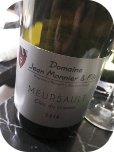 2016 Jean Monnier & Fils, Meursault Clos de Cromin, Bourgogne, Frankrig