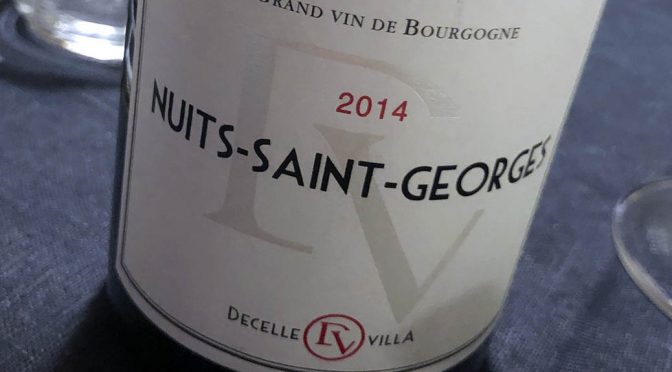 2014 Decelle Villa, Nuit-Saint-Georges, Bourgogne, Frankrig