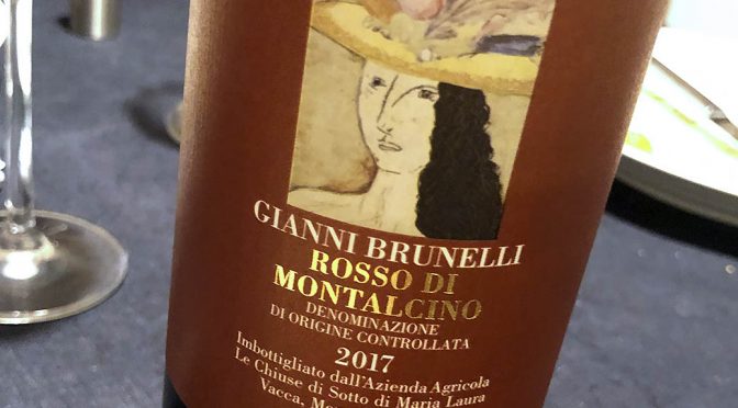 2017 Gianni Brunelli, Rosso di Montalcino, Toscana, Italien