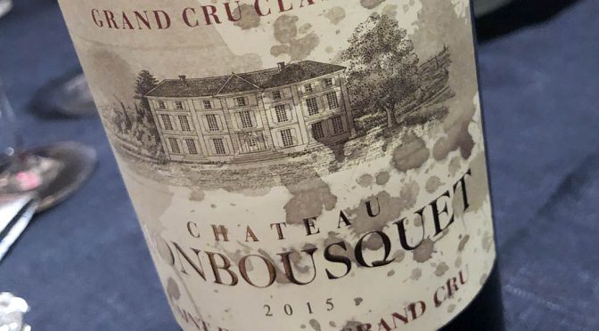 2015 Château Monbousquet, Saint-Émilion Grand Cru Classé, Bordeaux, Frankrig