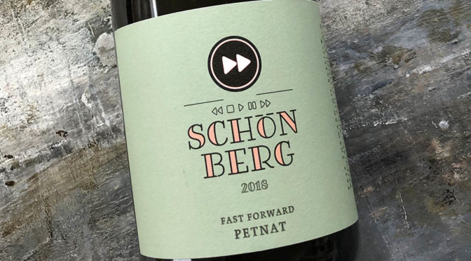 2018 Weingut Schloss Schönberg, PetNat Fast Forward, Hessiche Bergstrasse, Tyskland