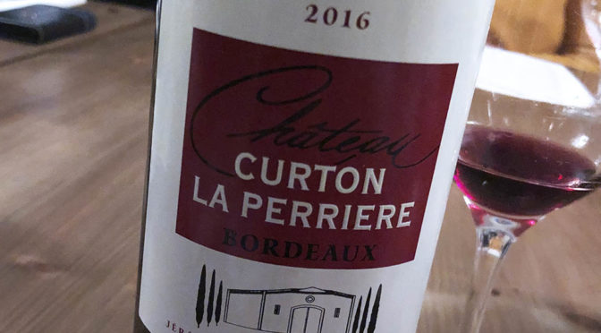 2016 Château Curton la Perriére, Bordeaux Contrôlée, Bordeaux, Frankrig