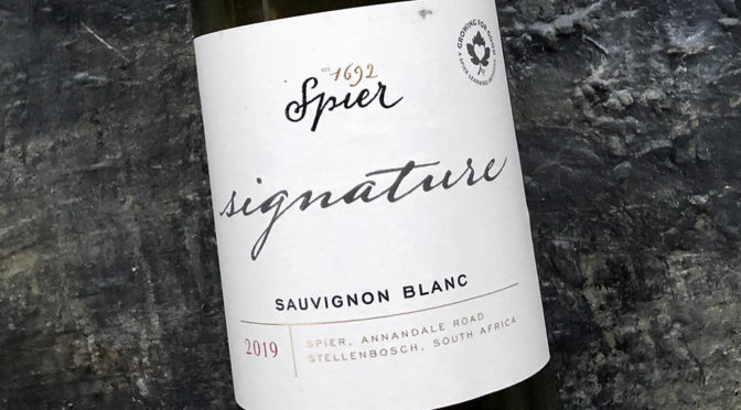 2019 Spier Wines, Signature Sauvignon Blanc, Stellenbosch, Sydafrika