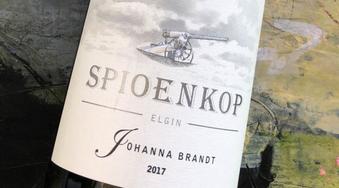 2017 Spioenkop Wines, Johanna Brandt, Elgin, Sydafrika