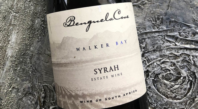 2017 Benguela Cove, Estate Syrah, Walker Bay, Sydafrika