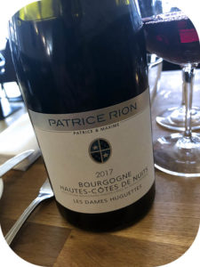 2017 Domaine Michèle & Patrice Rion, Hautes-Côtes de Nuits les Dames Huguettes, Bourgogne, Frankrig