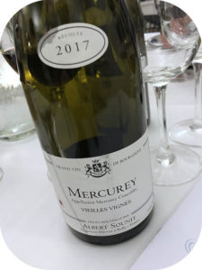 2017 Albert Sounit, Mercurey Vielles Vignes, Bourgogne, Frankrig