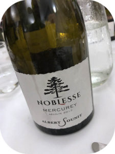 2017 Albert Sounit, Mercurey Noblesse, Bourgogne, Frankrig