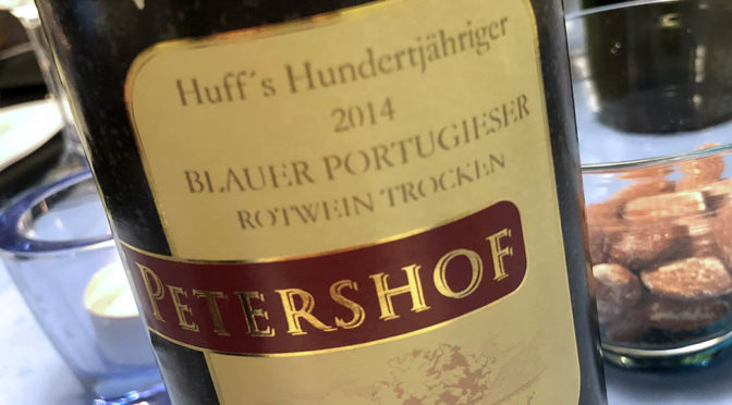 2014 Weingut Petershof – Karl-Peter Huff, Huff’s Hundertjähriger Blauer Portugieser, Rheinhessen, Tyskland